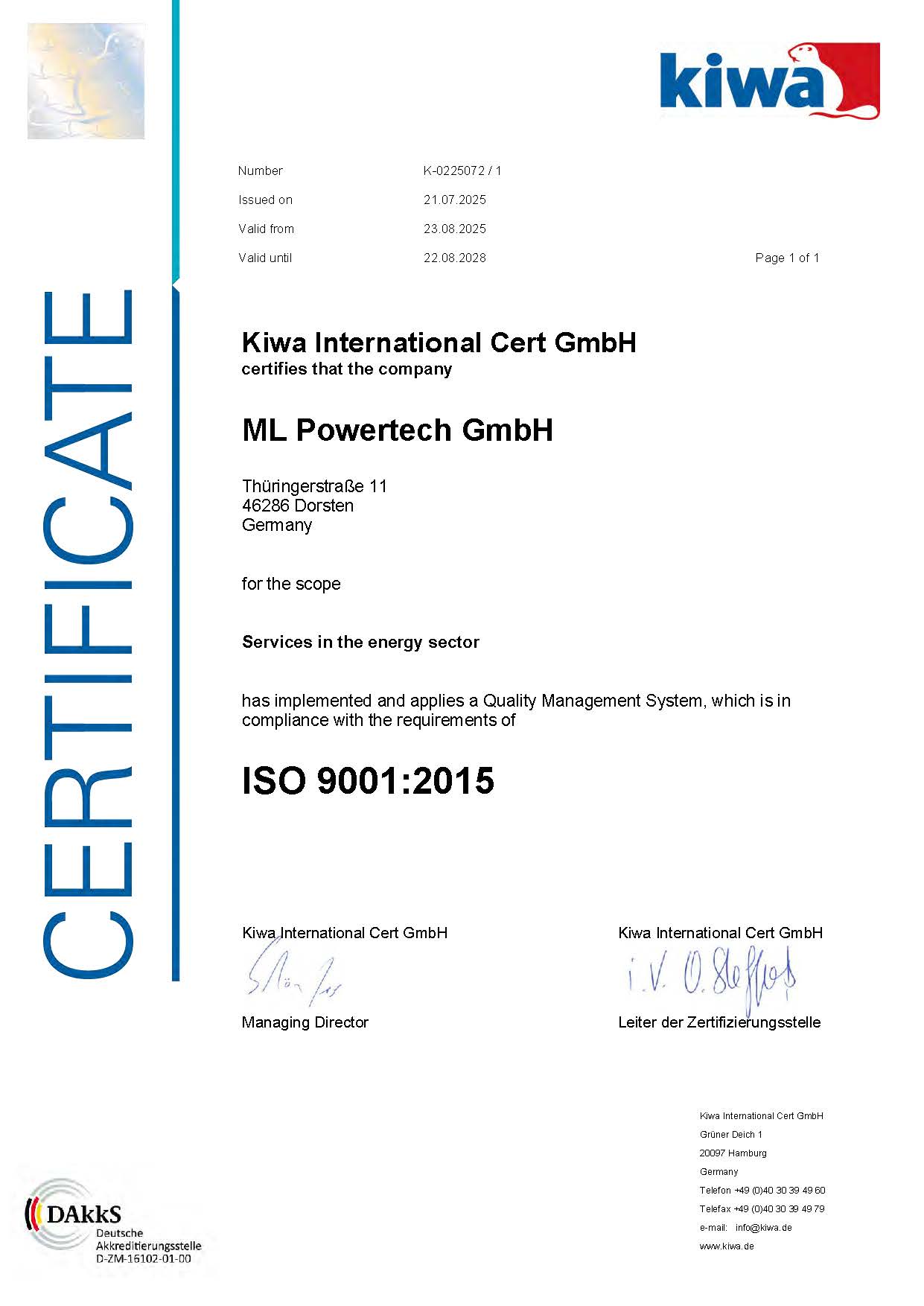20250823_ML Powertech GmbH_Certificate_9001